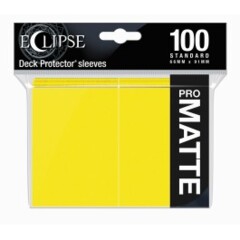 Ultra Pro - Pro Matte Eclipse: Deck Protector 100 Count Pack - Lemon Yellow